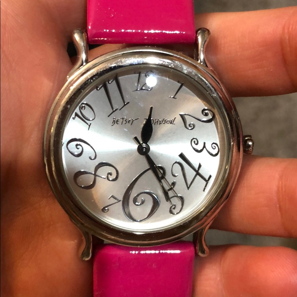 Betsey Johnson Pink Watch